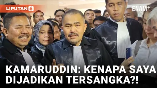 VIDEO: Kamaruddin Simanjuntak Pertanyakan Alasan Dijadikan Tersangka Saat Bela Klien