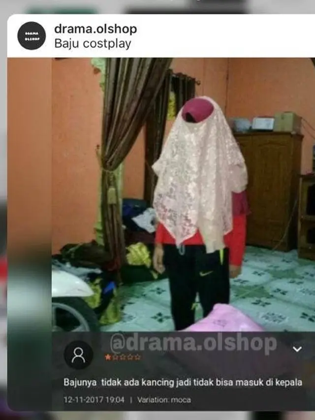 6 Potret Pesanan Baju di Online Shop Ini Tak Sesuai Ekspektasi, Bikin Kecewa