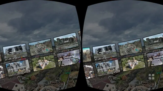 Potret Gambar Virtual Reality Kedubes Ukraina