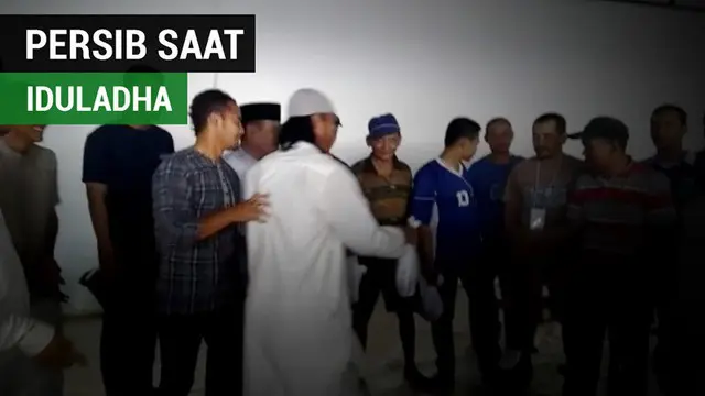Berita video para pemain Persib Bandung merayakan Iduladha di kediaman manajer tim, Umuh Muchtar, pada Jumat (1/9/2017).