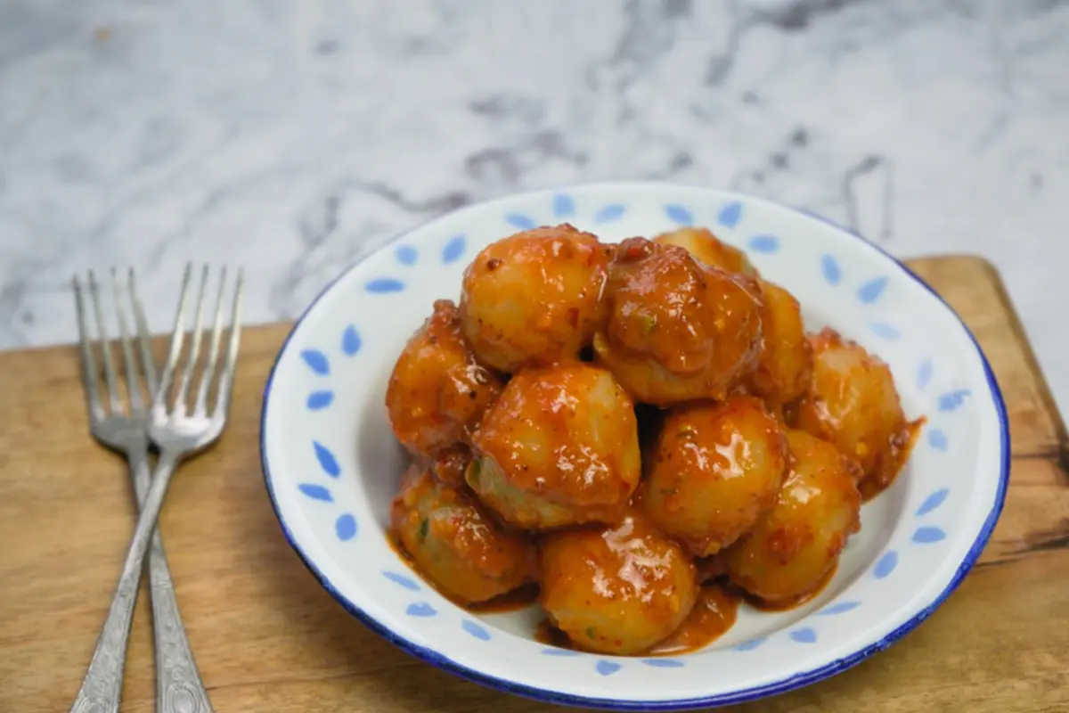 cilok bumbu kacang