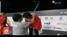 Gagarin sempat tertinggal, namun mampu bangkit dan melesat di 50 meter kedua.