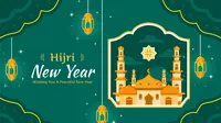 Ilustrasi Tahun Baru Islam. (Image by freepik)