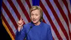 Hillary Clinton tampil berpidato di hadapan publik untuk pertama kali usai kalah dari Donald Trump dalam pilpres AS, Washington, Rabu (16/11). Hillary mengaku tidak mudah baginya untuk muncul kembali di hadapan publik (REUTERS/Joshua Roberts)