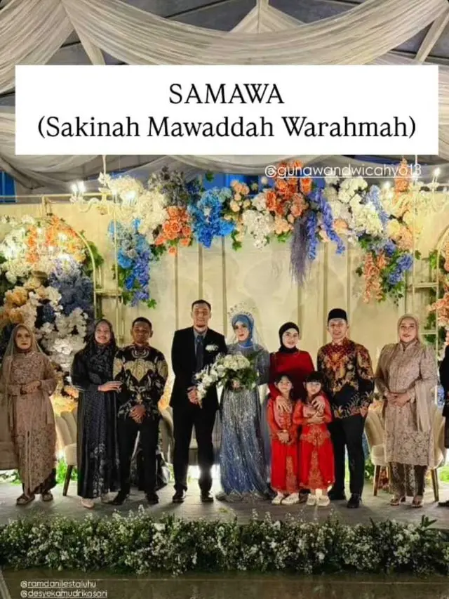 Pernikahan Gunawan Dwi Cahyo dengan Alya Nabila, Intip Potretnya yang Digelar Sederhana/Instagram @hendra_iskandar_33