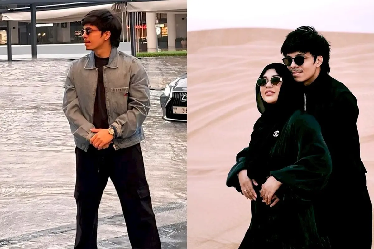 6 Gaya Atta Halilintar dan Aurel Hermansyah Liburan di Dubai yang Tengah Diterjang Banjir Besar