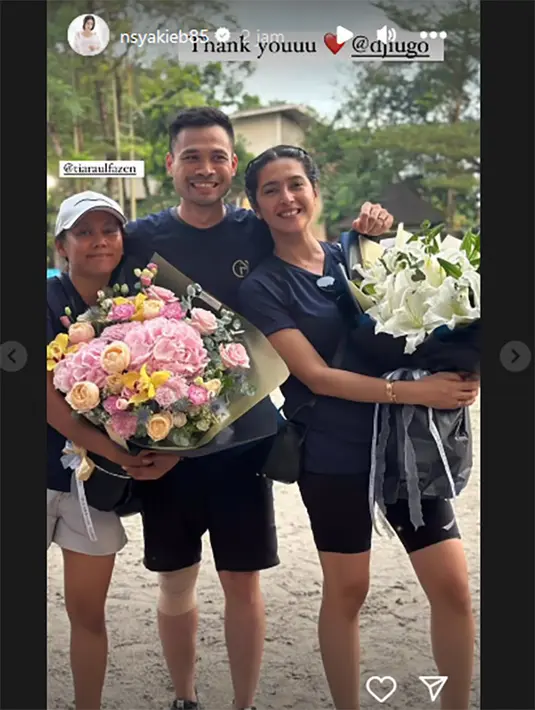 <p>"Aku naik kuda udah dari kecil, tapi yang beneran serius itu tahun 1999 atau 2000 kali yaa, yang bener-bener nekunin berkuda sampai sekarang," kata Nabila Syakieb. [Instagram/nsyakieb85]</p>