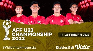 Jadwal Timnas Indonesia di Piala AFF U-23 Live Vidio