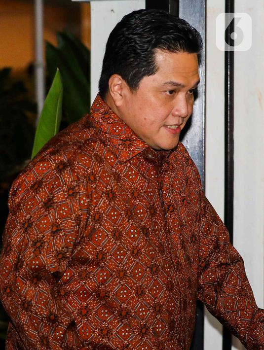 Erick Thohir. Ia merupakan pengusaha sekaligus Ketua Umum Persatuan Sepakbola Seluruh Indonesia (PSSI). Saat ini, ia menjabat sebagai Menteri Badan Usaha Milik Negara Indonesia sejak 23 Oktober 2019. (Liputan6.com/Herman Zakharia)