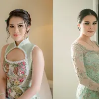 Chen Giovani dan putra Hotman Paris, Fritz Hutapea melangsungkan pertunangan dalam adat berbeda. Yakni dengan adat China dan adat Batak yang membuat Chen Giovani kenakan dua outfit berbeda. Seperti apa pesonanya? [@chengiovanis]