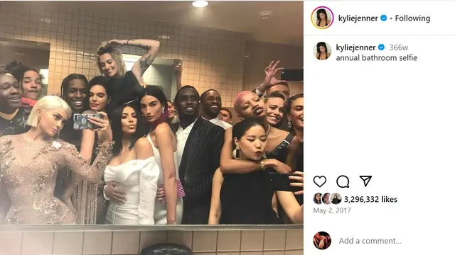 Pelanggaran yang dilakukan selebriti di Met Gala. [Foto: Instagram/kyliejenner]