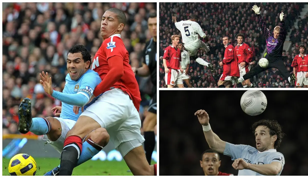 Derbi Manchester selalu seru untuk ditunggu. Inilah 5 pemain bintang yang pernah memperkuat Manchester United dan Manchester City. (AFP)