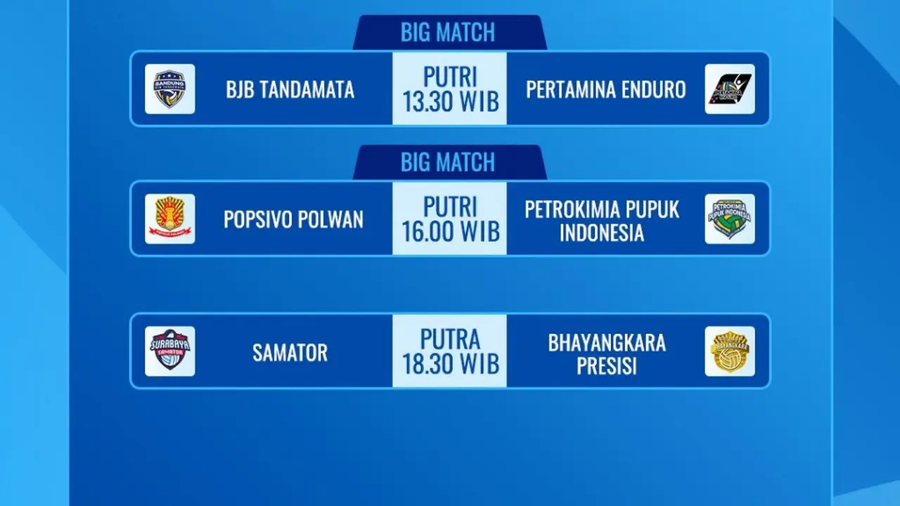 Jadwal Proliga 20-25