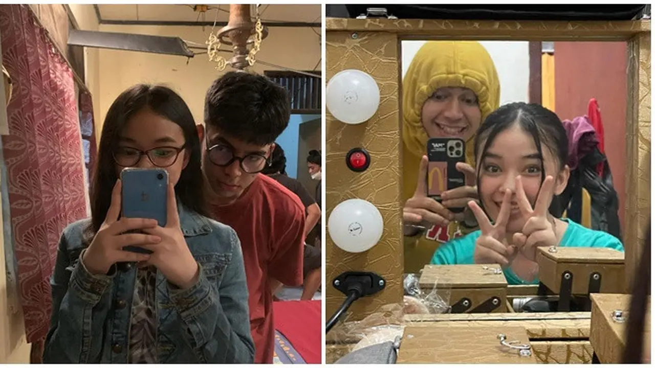 Syuting Film Bareng, Ini 6 Potret Kedekatan Dimas Ahmad dan Anneth Delliecia