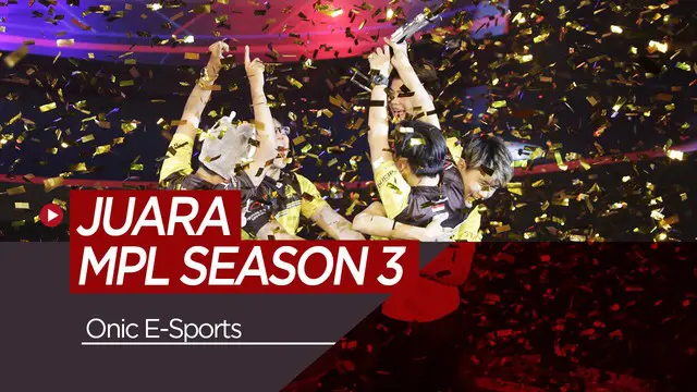 VIDEO: Onic Esports Jadi Juara Mobile Legends Profesional League Season 3