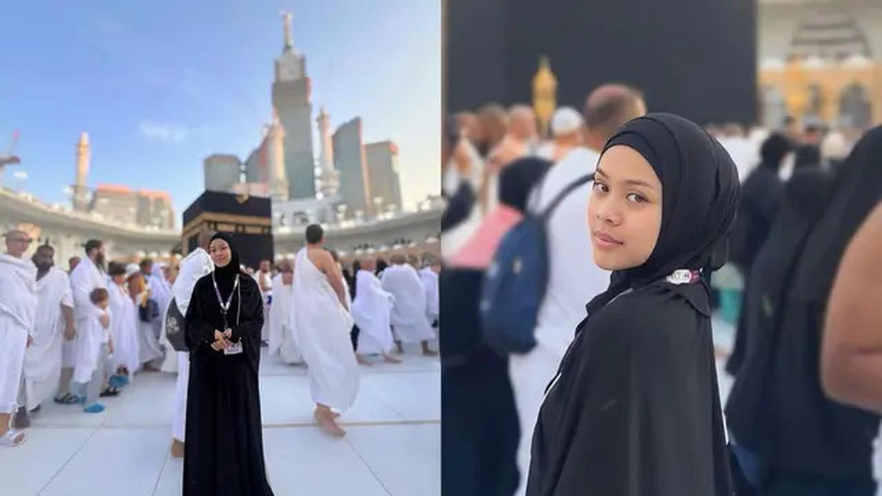 Deretan Potret Melly Lee saat Umrah Mengenakan Hijab, Tampil Natural Seperti Masa SMP Tanpa Riasan