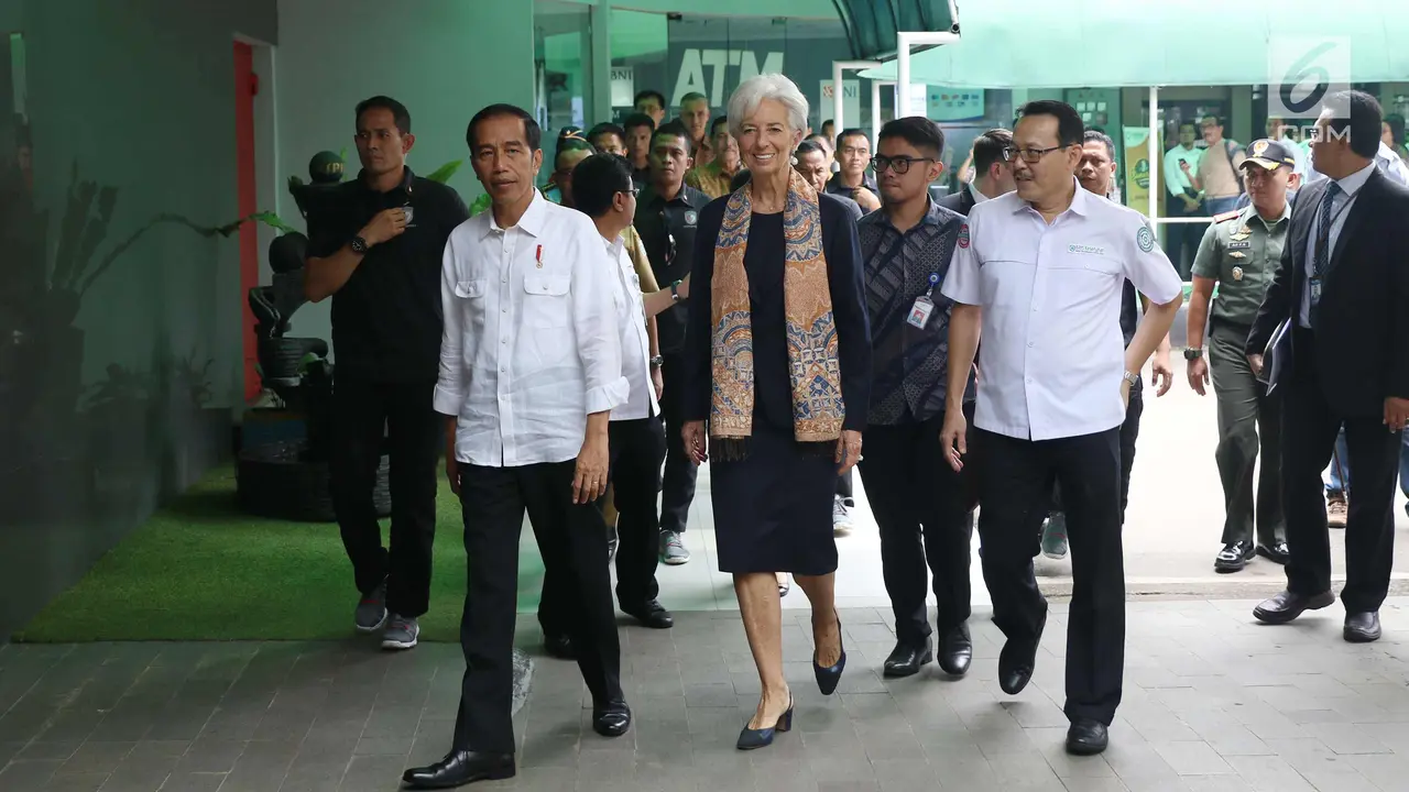 Jokowi Ajak Bos IMF Lihat Fasilitas KIS