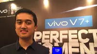 Irfan Alvianto, Product Manager Vivo Indonesia. (Liputan6.com/Jeko Iqbal Reza)