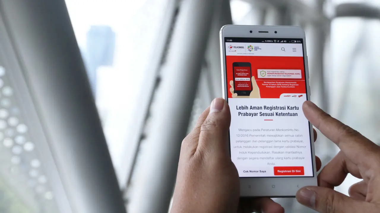 Registrasi pelanggan prabayar