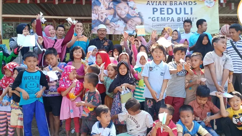 Avian Brands Gandeng Yayasan Dompet Dhuafa untuk Bangun Kembali Lombok