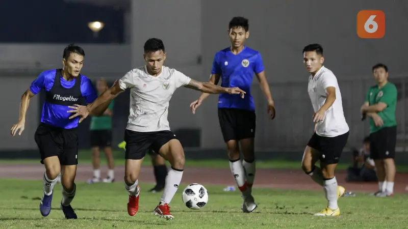 FOTO: Intip Latihan Pasukan Garuda Muda Asuhan Shin Tae-yong