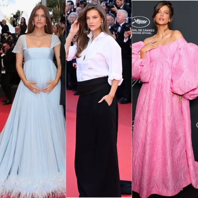 Barbara Palvin Tampil dengan Baby Bump di Cannes 2026. [@realbarbarapalvin]