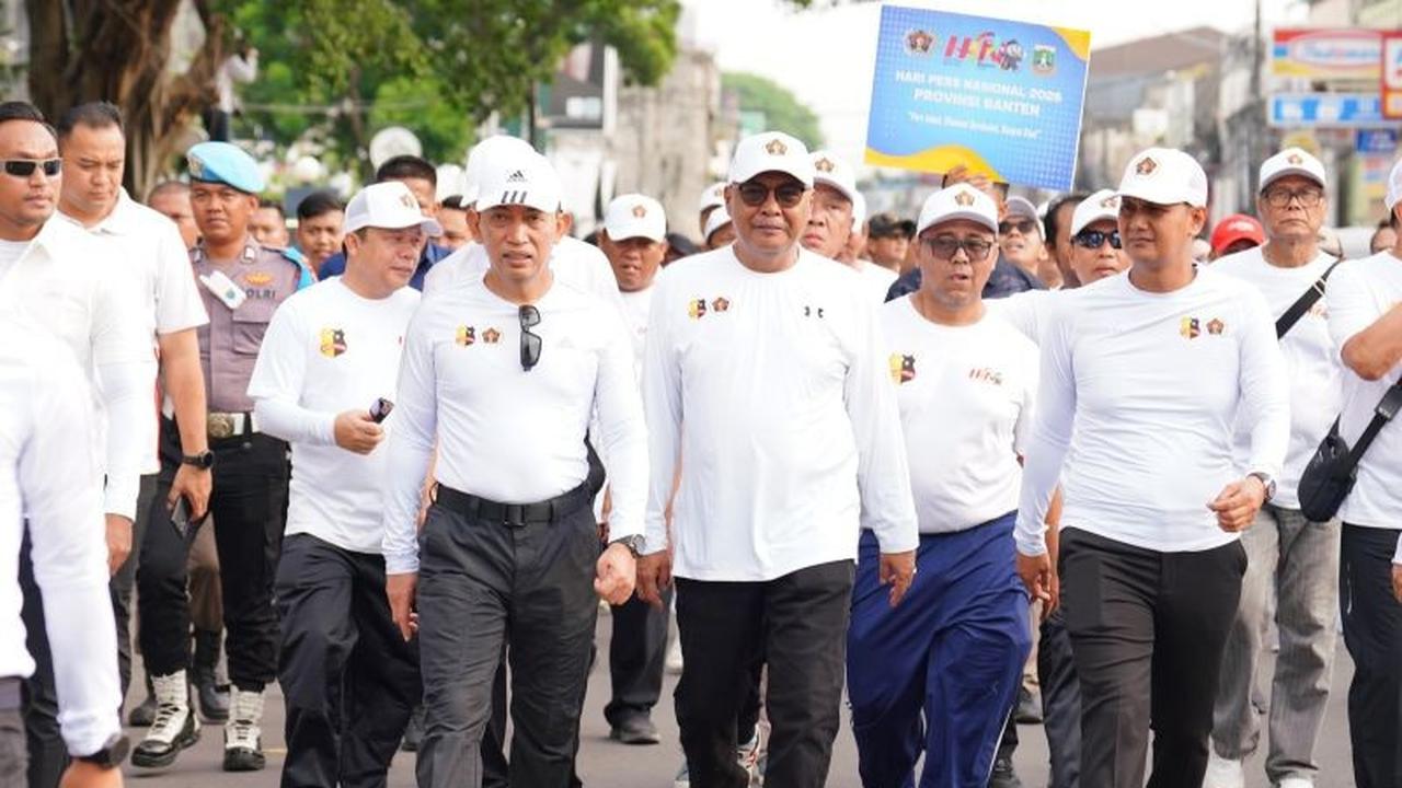 Kapolri Hadiri Jalan Santai PWI, Tegaskan Pentingnya Sinergi Polri Pers Lawan Hoaks