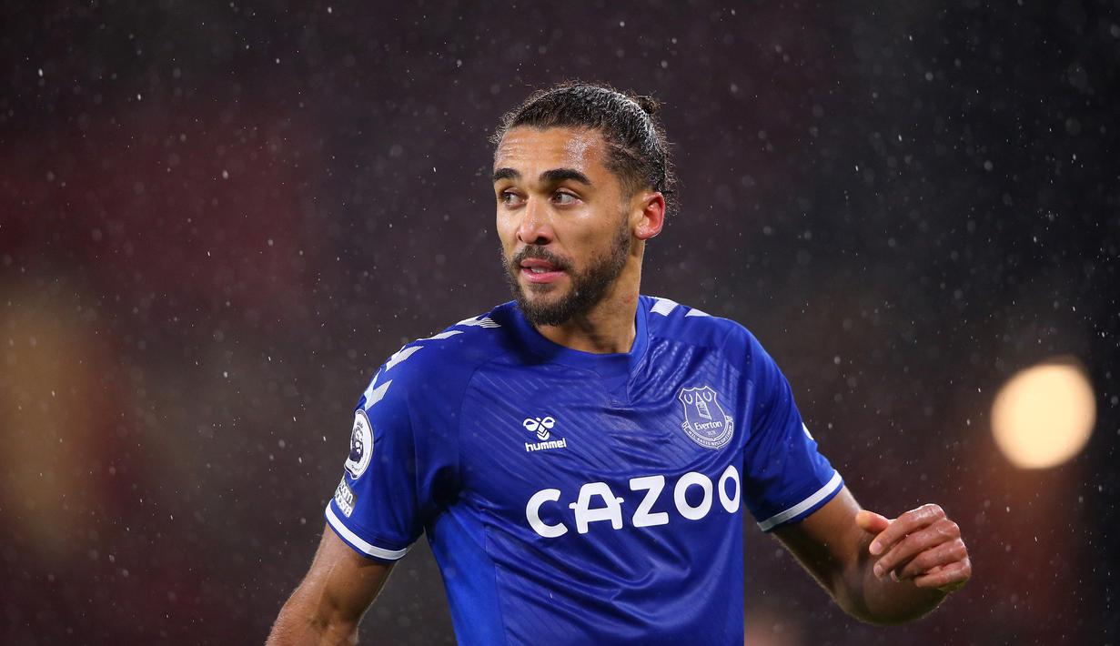 5. Dominic Calvert-Lewin (11 gol) - Calvert-Lewin terus menunjukan penampilan apiknya bersama Everton di musim ini. Penyerang berusia 23 tahun ini telah mencetak 11 gol untuk Everton saat ini. (AFP/Alex Livesey/pool)