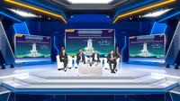 Direktur Capital Markets Mandiri Sekuritas Silva Halim selalu moderator, Direktur Bisnis Bank Mandiri Taspen Maswar Purnama, Direktur Finance, Risk, and Operations Bank Mandiri Taspen Putu Apriyanto dan Kepala Dvisi Treasury Bank Mandiri Taspen, Aldien Haekalan dalam Investor Gathering Bank Mandiri Taspen, di Jakarta,&nbsp;Rabu,&nbsp;(11/6/2025).&nbsp;(Dok Bank Mantap)