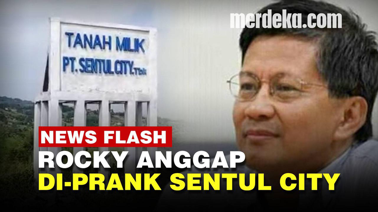VIDEO: Diusir dari Rumahnya, Rocky Gerung Anggap Lagi Di-Prank Sentul City