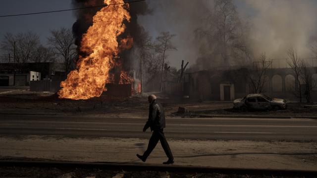 FOTO: Rusia Bombardir Kota Kharkiv di Ukraina
