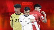 Ilustrasi Timnas Indonesia U-17 -&nbsp;Dafa Al Gasemi,&nbsp;I Putu Panji,&nbsp;Mathew Baker. (Bola.com/Gregah Nurikhsani)