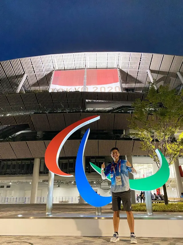 6 Potret Keseruan Jerome Polin Jadi Volunteer di Paralimpiade Tokyo 2020