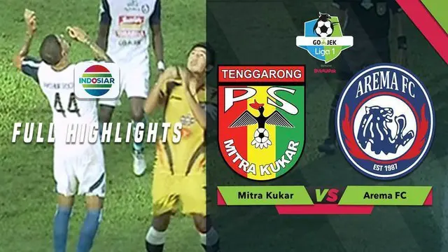 VIDEO: Highlights Liga 1 2018, Mitra Kukar Vs Arema FC 4-3