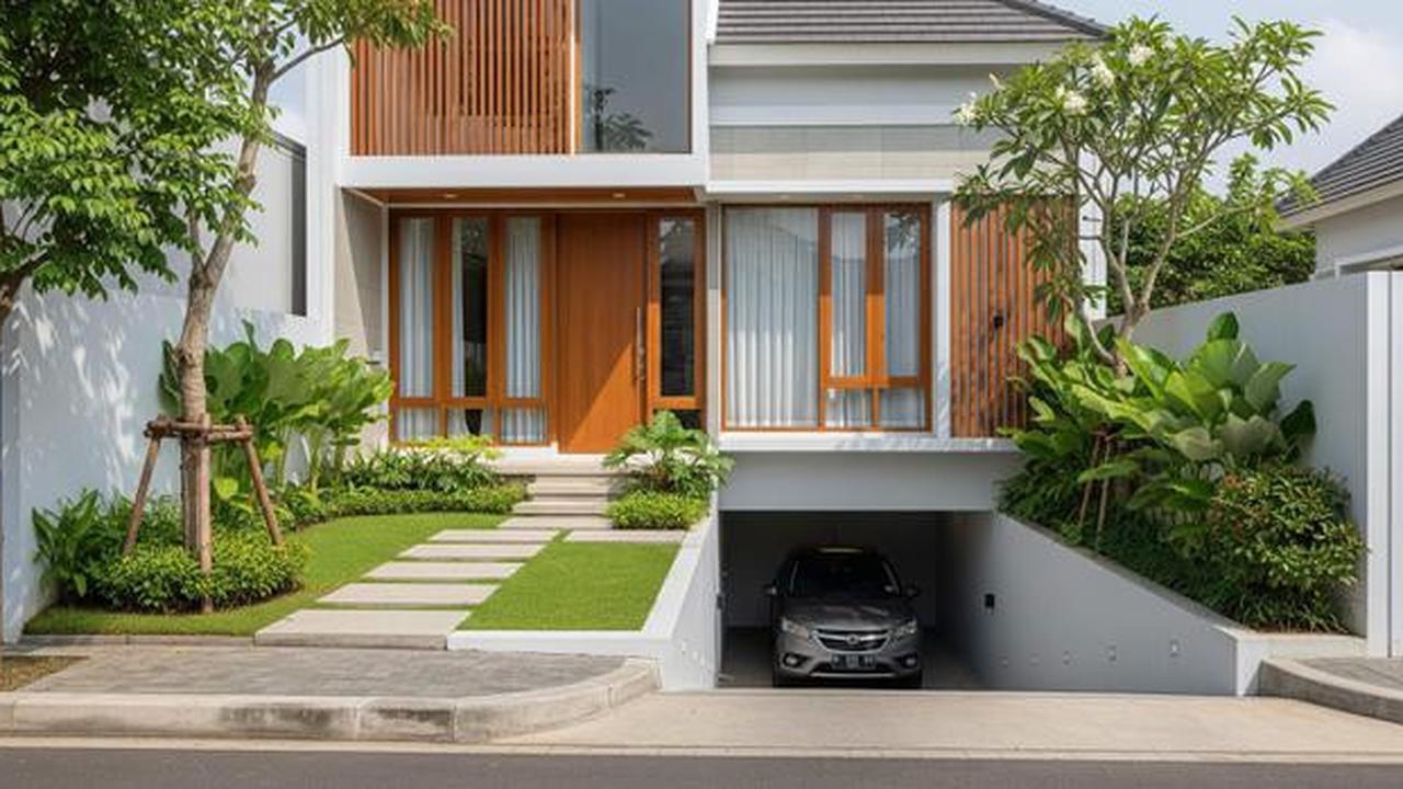 Inspirasi 7 Model Rumah Mungil Tapi Punya Garasi Muat Mobil, Solusi Lahan Terbatas