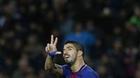 6. Luis Suarez (Barcelona) - 9 Gol. (AP/Manu Fernandez)