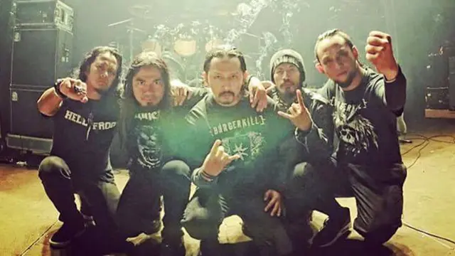 Burgerkill di Wacken Open Air 2015, Jerman. (Foto: Burgerkill official facebook page)
