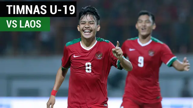 Hasil pertandingan piala AFF U-19 antara Timnas Indonesia melawan Laos yang berakhir dengan skor 1-0 di Stadio Delta Sidoarjo, Minggu (1/7/2018).