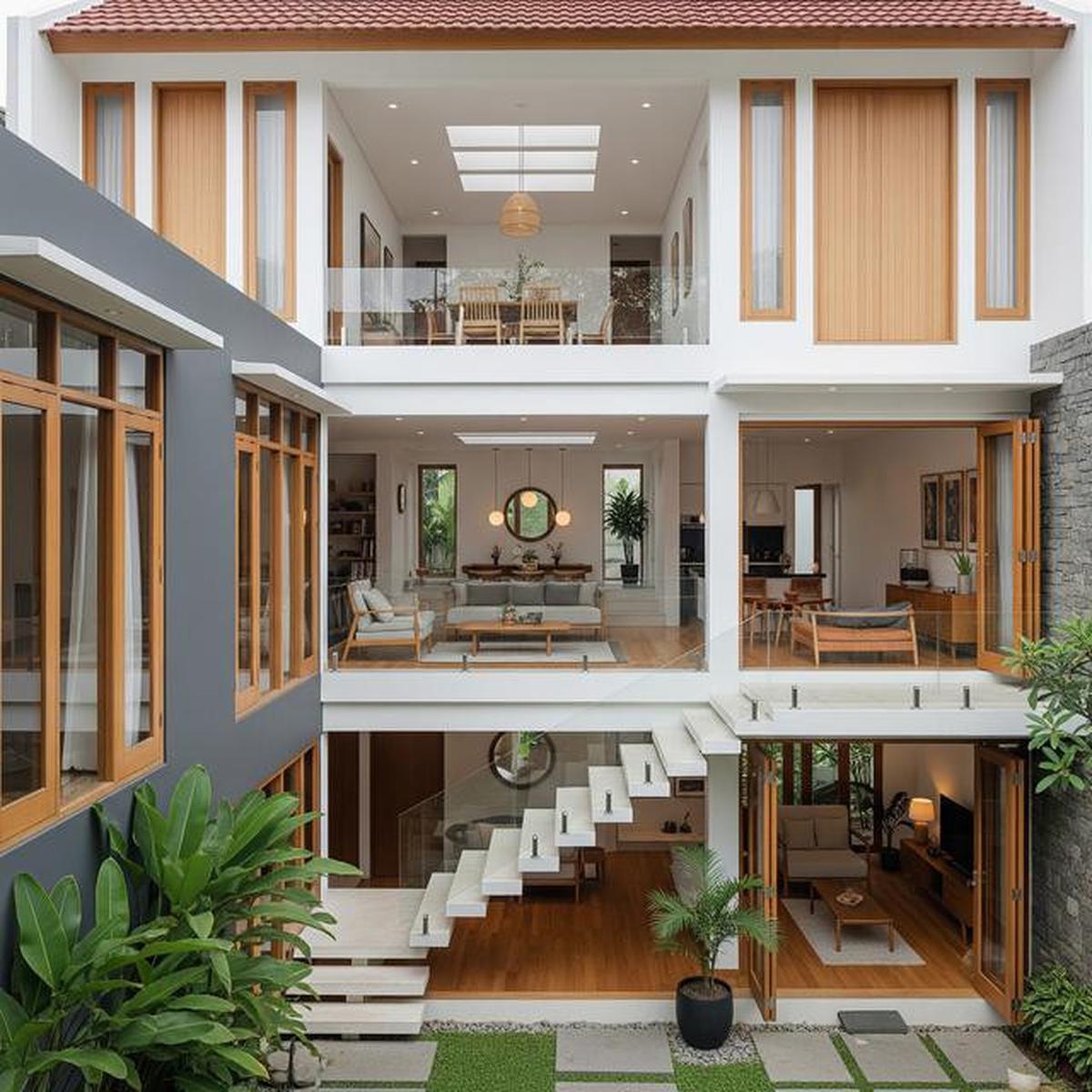 9 Desain Rumah Minimalis Anti Sesak Ditempati Banyak Anggota Keluarga, Bikin Nyaman