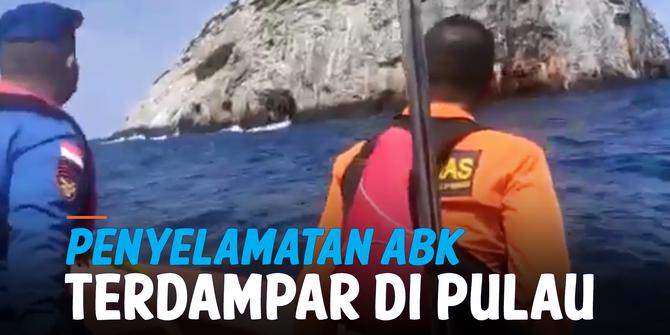 VIDEO: Viral, Penyelamatan ABK Terdampar di Pulau Kecil Usai Hilang 2 Hari