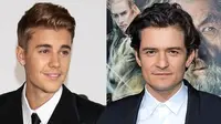 Meme Orlando Bloom Pukul Justin Bieber Merebak di Dunia Maya