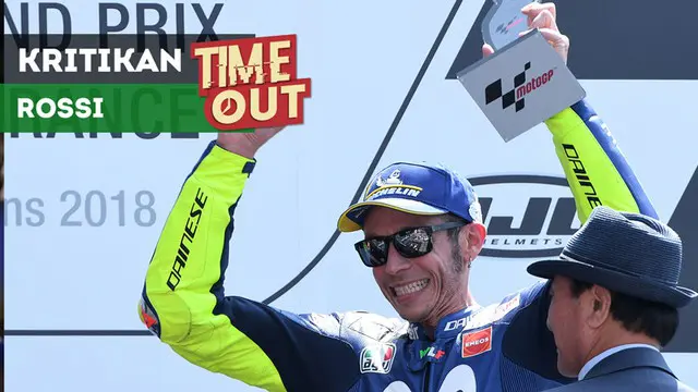 Berita video Time Out kali ini tentang Valentino Rossi yang memberi kritikan keras kepada timnya, Yamaha, setelah hasil yang diraih di MotoGP Prancis 2018.