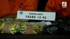 BNN menggalkan penyelundupan Kg 10 Sabu. Didiga, sabu tersebut akan diedarkank di daerah Surabaya.