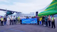Citilink menambah tiga penerbangan domestik dari Bandara Kualanamu Medan. Diantaranya Medan - Banda Aceh, Medan - Gunungsitoli, dan Medan - Sibolga. (Dok Citilink)