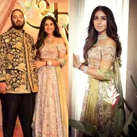 Intip penampilan serba mewah Anant Ambani dan Radhika Merchant di upacara sangeet jelang menikah.