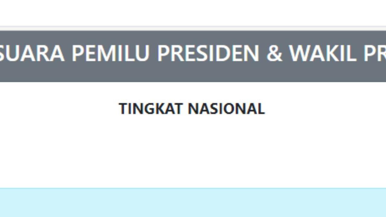 Penjelasan Lengkap KPU Tak Lagi Tampilkan Diagram Real Count di Website