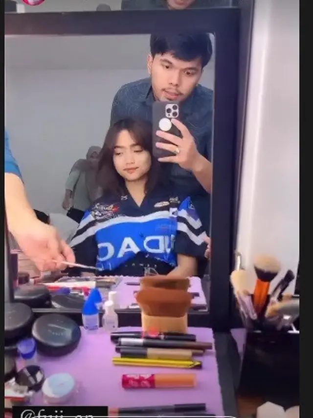 Fuji dan Thariq Halilintar tampil di program Dahsyatnya 14 Tahun (Foto: Instagram/@thariqhalilintar)