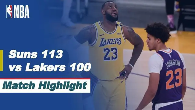 VIDEO: Highlights NBA, Phoenix Suns Singkirkan LA Lakers di Playoffs NBA