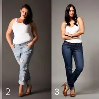Tips mengenakan jeans untuk cewek plus size. (pinterest)