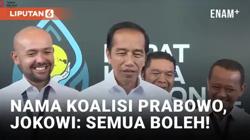 VIDEO: Nama Koalisi Prabowo Mirip dengan Kabinet, Jokowi Enggan Ambil Pusing